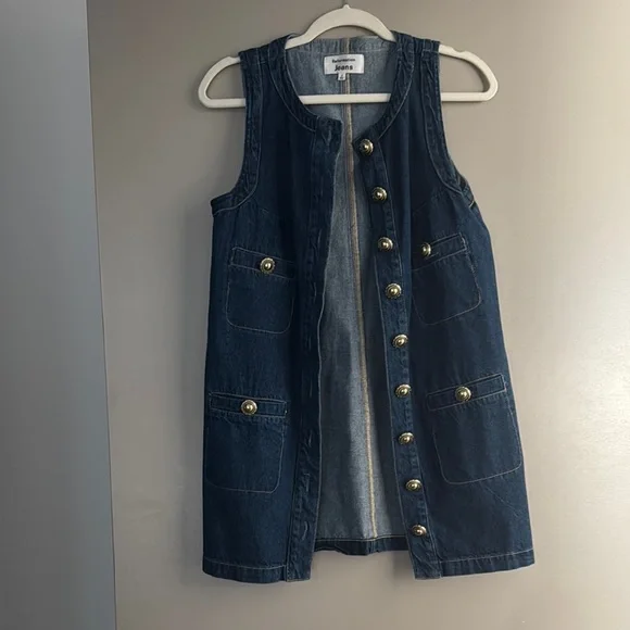 Reformation Tropez Denim Mini Dress size 2 - Picture 6 of 7